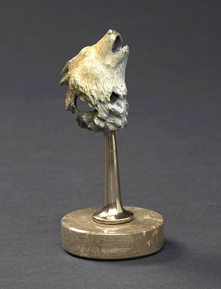 Barry Stein Wolf Bronze Miniature